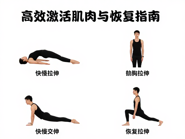 有运动基础必看，快慢交替配合静态拉伸，高效激活肌肉与恢复指南