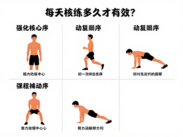 强化核心先学动作顺序，每天训练多久才有效？