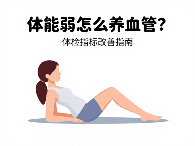 体能弱怎么养血管？体检指标改善指南，提升身体底子