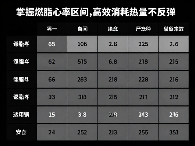 健身房燃脂课程怎么选?掌握燃脂心率区间,高效消耗热量不反弹