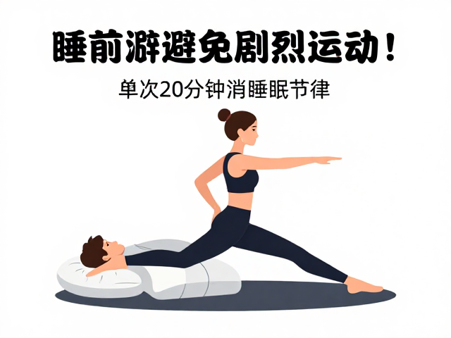 睡前避免剧烈运动!单次20分钟消解烦闷,助你一夜好眠