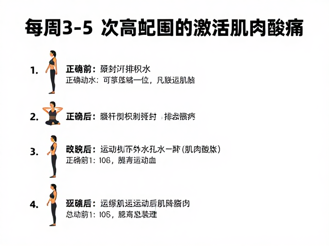 每周3-5次热身激活,正确排出积水,高效缓解运动后肌肉酸痛