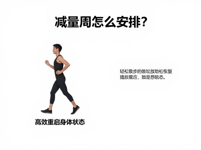 减量周怎么安排?轻松散步助放松恢复,高效重启身体状态