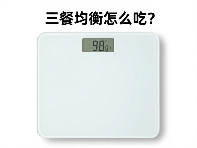 三餐均衡怎么吃?用食物秤计算维持体重热量,精准控卡不反弹