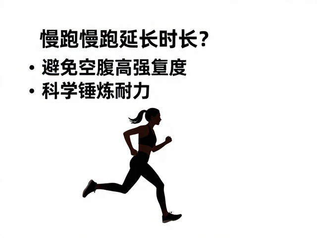 慢跑如何延长时长?避免空腹高强度,科学锤炼耐力