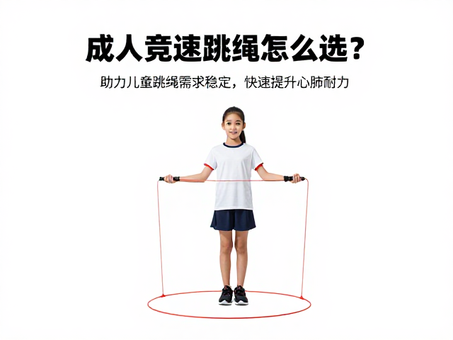 成人竞速跳绳怎么选?助力儿童跳绳需求稳定,快速提升心肺耐力