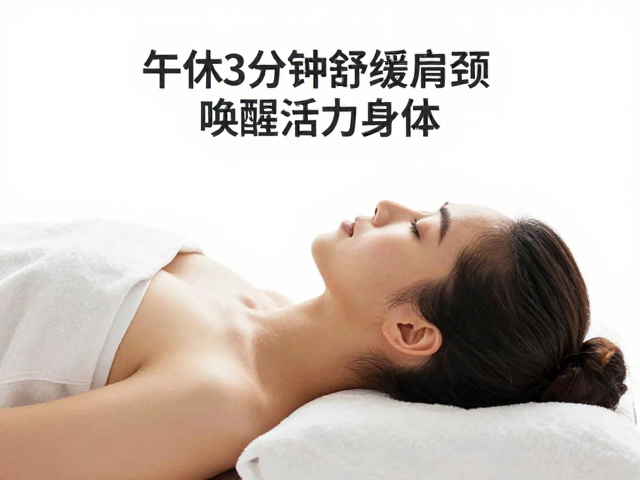 午休3分钟舒缓肩颈,唤醒活力身体