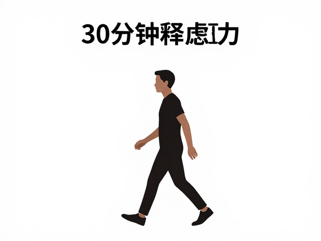 快走平复心绪,30分钟释放压力,快速降低焦虑感