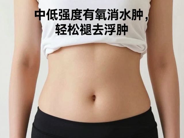 中低强度有氧消水肿，告别腰腹胀感，轻松褪去浮肿