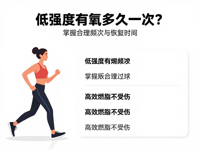 低强度有氧多久一次?掌握合理频次与恢复时间,高效燃脂不受伤