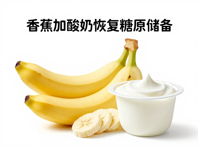 香蕉加酸奶助恢复糖原储备,七分饱腹更健康