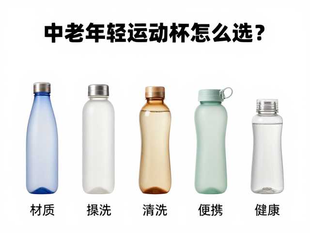 中老年轻运动水杯怎么选？按材质分类清洗指南，便携更健康