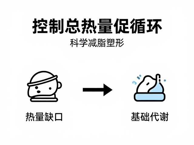 控制总热量促循环，科学减脂塑形的饮食与运动指南