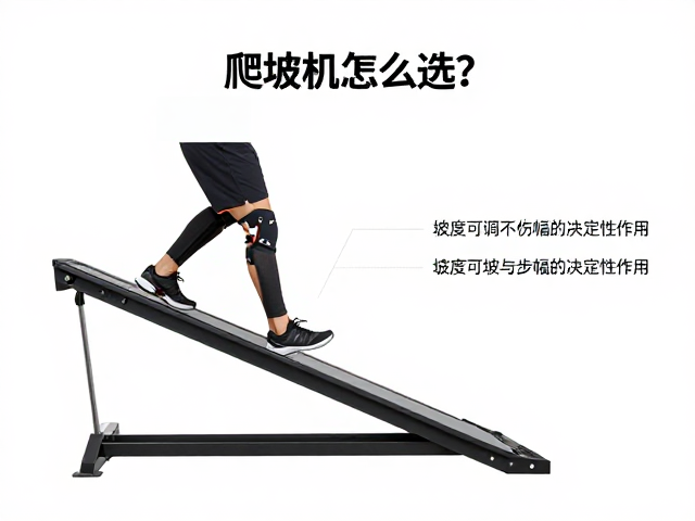 爬坡机怎么选?坡度可调不伤膝踝,告别耸肩含胸
