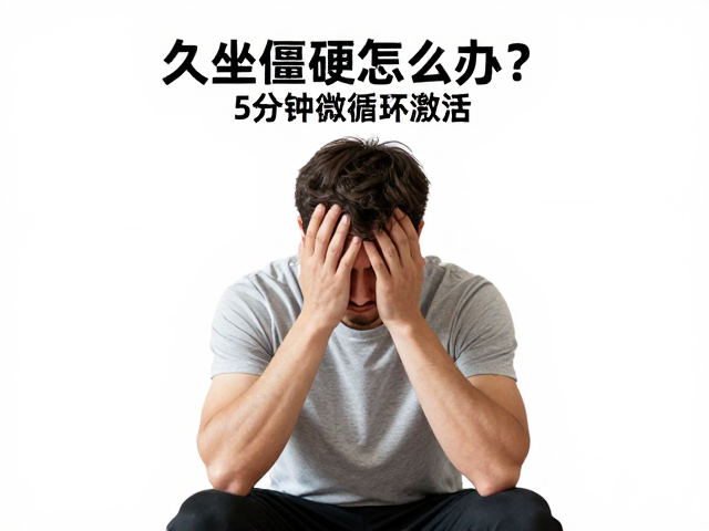 久坐僵硬怎么办?5分钟微循环激活,轻松舒缓久坐疲劳
