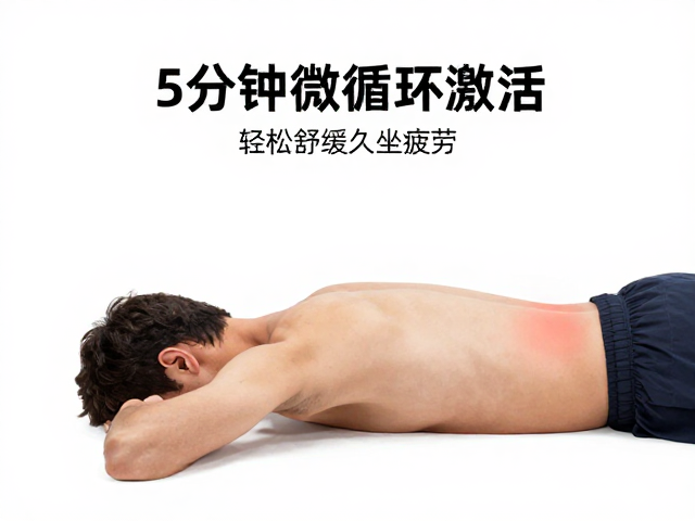 久坐僵硬怎么办?5分钟微循环激活,轻松舒缓久坐疲劳