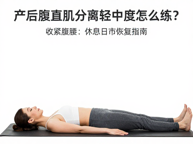 产后腹直肌分离轻中度怎么练?收紧腹腰,休息日恢复指南