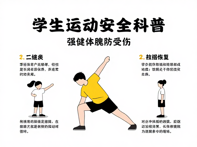 学生运动安全科普，拉伸放松技巧，强健体魄防受伤