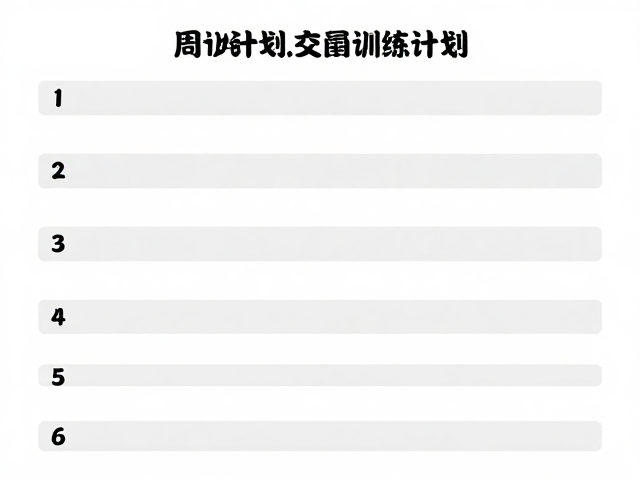 周训练计划,轻量活动助眠,改善睡眠质量下降