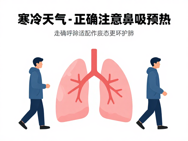 寒冷天气快走呼吸注意鼻吸预热,正确适配动作更护肺