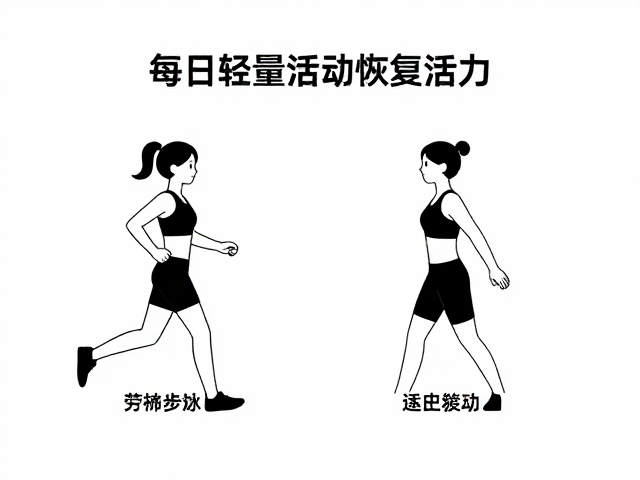 劳逸结合,运动后缓和指南,每日轻量活动恢复活力