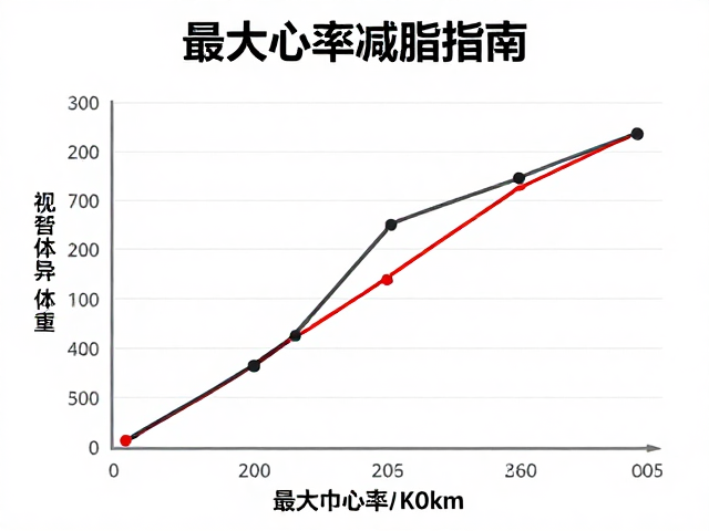 不同年龄性别下，最大心率百分比与体重关联，科学减脂指南