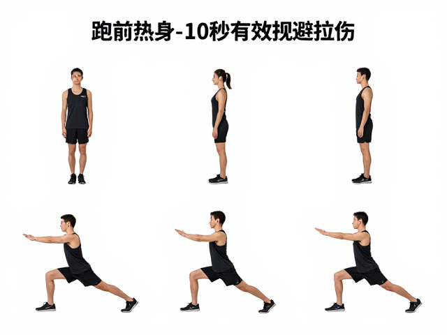 跑前热身教程，每个动作10-20秒，有效规避拉伤