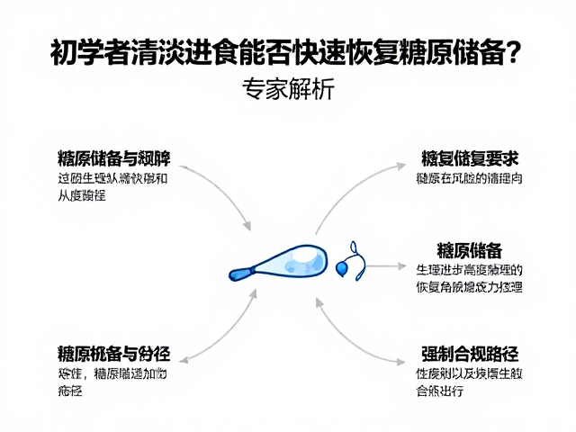 初学者清淡进食能否快速恢复糖原储备?专家解析