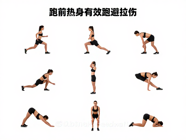 跑前热身教程，每个动作10-20秒，有效规避拉伤