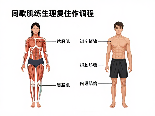 隔天训练，间歇恢复，耗时简短的高效健身方案