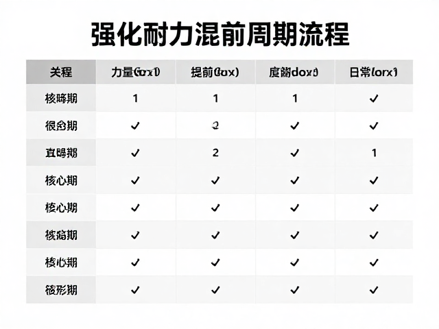 力量耐力混合课,强化核心,提升日常活动能力,高效健身指南