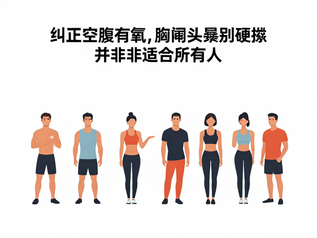 纠正空腹有氧误区,胸闷头晕别硬撑,并非适合所有人