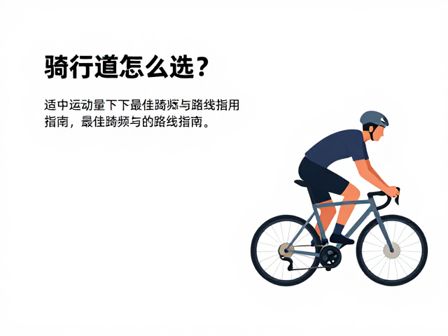 骑行道怎么选?适中运动量下的最佳踏频与路线指南