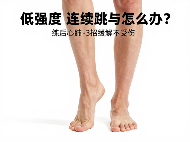 低强度连续跳强化心肺,练后足底不适怎么办?3招缓解不受伤