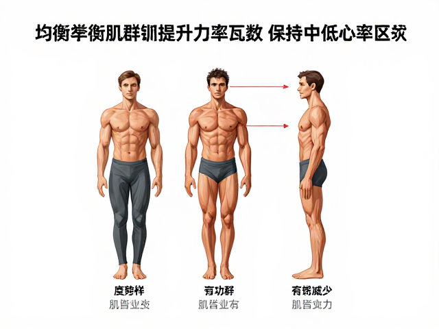 如何通过均衡肌群训练提升功率瓦数，同时保持中低心率区间？
