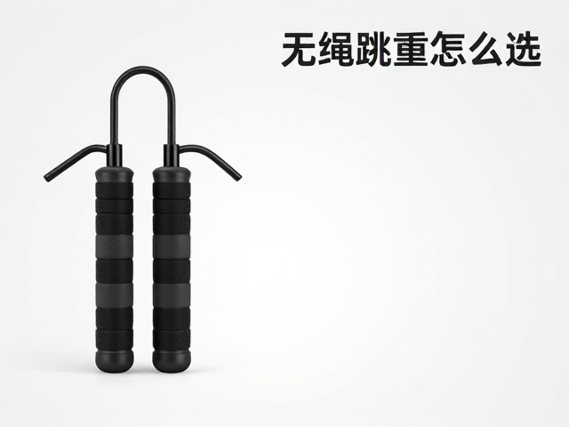 无绳负重跳绳怎么选?硅胶防滑手柄,自动计数,健身更高效