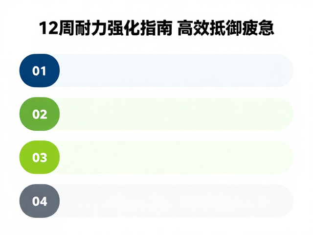 跑步入门者必看，12周耐力强化指南，高效抵御疲惫