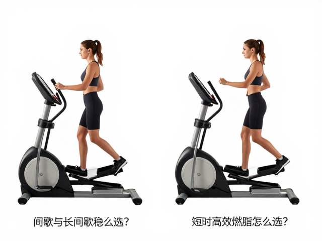 椭圆机间歇与长间歇稳态对比，短时高效燃脂怎么选？