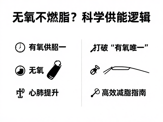 无氧不燃脂？错！科学供能逻辑，无氧，心肺提升，高效减脂指南