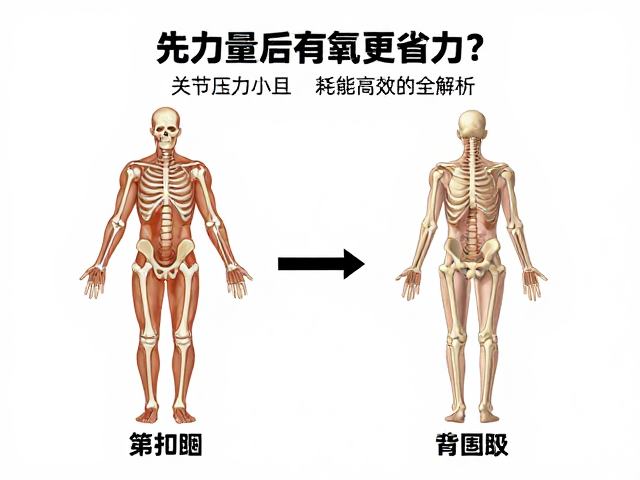 先力量后有氧更省力？关节压力小且耗能高效的全解析