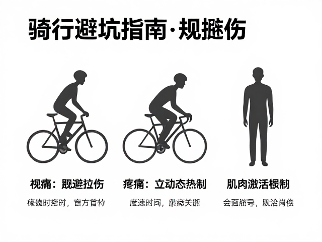 骑行避坑指南,规避拉伤,疼痛时立即停止的科学策略