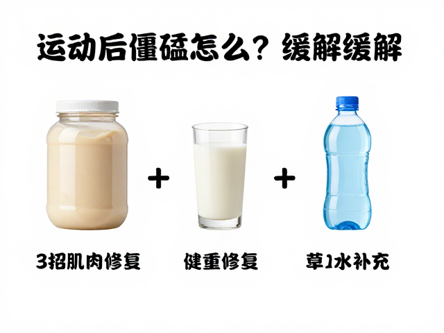 运动后僵硬怎么缓解？3招促进恢复，加速肌肉修复