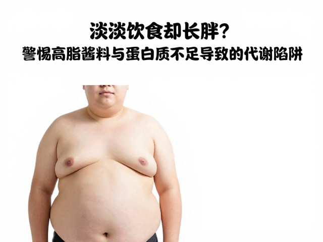 清淡饮食却长胖?警惕高脂酱料与蛋白质不足导致的代谢陷阱