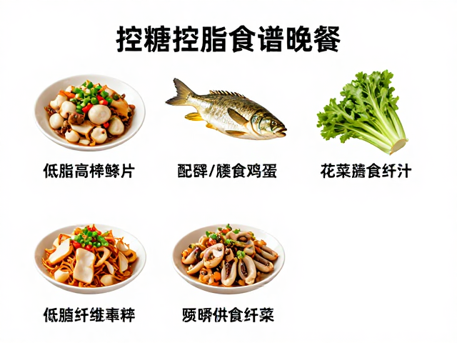 控糖控脂晚餐，3款低脂高纤食谱，轻松管理热量不挨饿