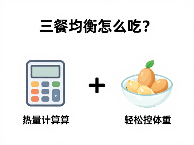 三餐均衡怎么吃?豆制品搭配,热量计算器,轻松控体重
