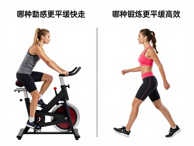 动感单车与坡度快走对比，哪种锻炼更平缓高效？