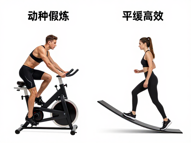 动感单车与坡度快走对比，哪种锻炼更平缓高效？