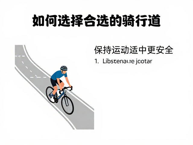 运动初学者必看，如何选择合适的骑行道，保持运动适中更安全
