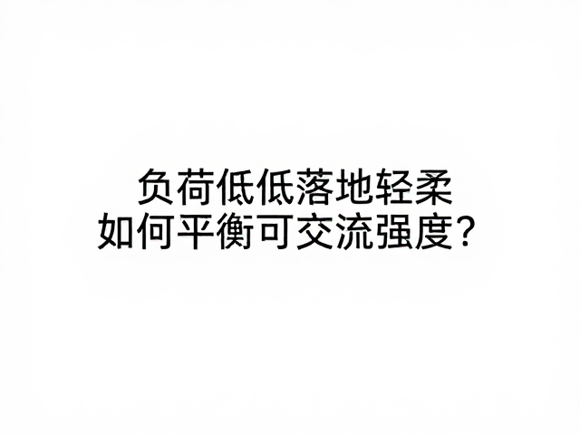 负荷偏低落地轻柔,如何平衡可交谈强度?
