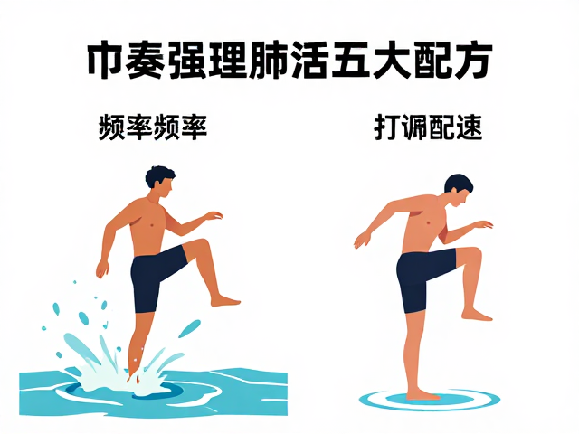 游泳增强肺活量,打腿频率与配速变化的协调技巧